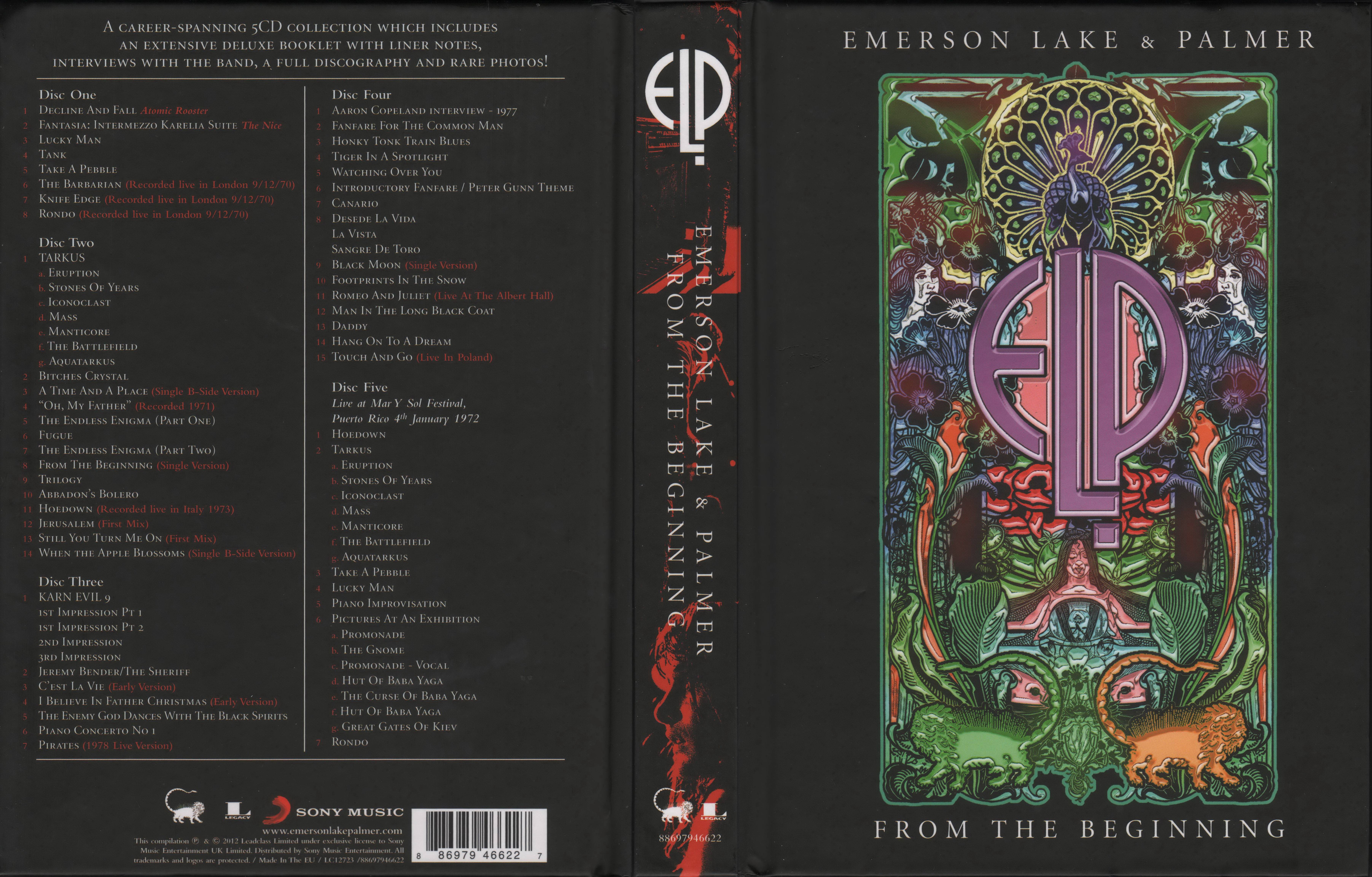 Emerson, Lake and Palmer From the Beginning [digibox out aus]